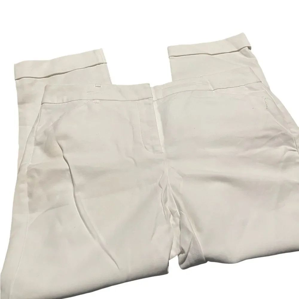 Chicos so slimming crop size 1White Wide-Leg Pants